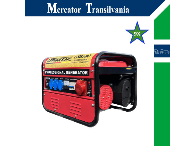 Generator de Curent Electric, Benzina, German-Stahl GS8500 4 kVA / 8 KW, 9 buc, Petrol Power Generator , Benzin Stromgenerator Generator de Curent Electric, Benzina, German-Stahl GS8500 4 kVA / 8 KW, 9 buc, Petrol Power Generator , Benzin Stromgenerator