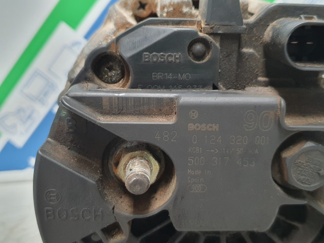 Alternator Bosch F 00M 145 277 / BR14-M0, Iveco Daily 50 C, Euro 3, 92 KW, 2.8 D, Lichtmaschine, Alternator, Generátor