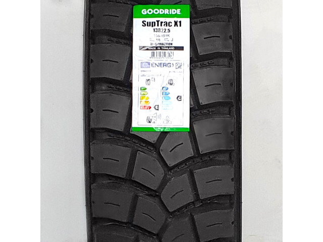 Anvelopa NOUA M+S* ON/OFF 13R22.5 Goodride Sup Trac X1 156/151K Tractiune Anvelopa NOUA M+S* ON/OFF 13R22.5 Goodride Sup Trac X1 156/151K Tractiune