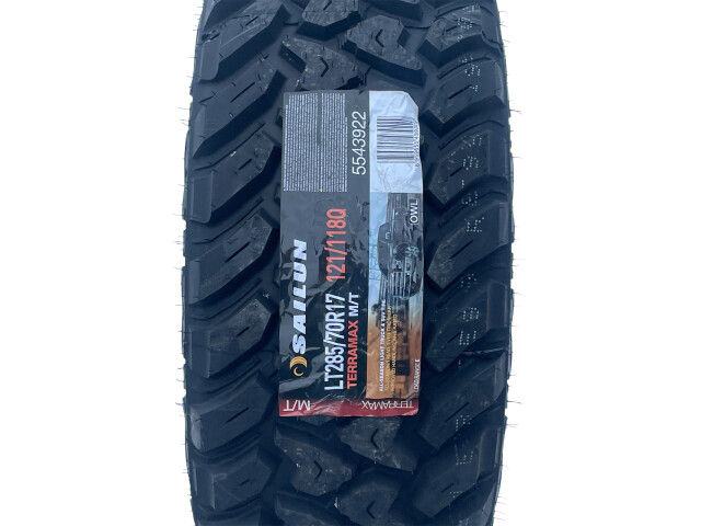 Anvelopa Off Road M/T, 285/70 R17, Sailun Terramax M/T, M+S 121/118Q 10PR POR