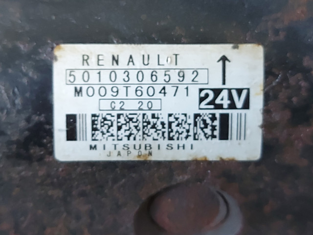 Electromotor Renault M009T60471 / 5010306592, Euro 3, 303 KW, 11116 cm3, Renault Premium 420, 2002