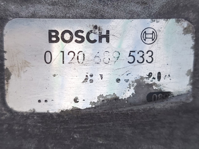 Alternator Bosch 0 120 689 533, MAN, 294 KW, 11967 cm3