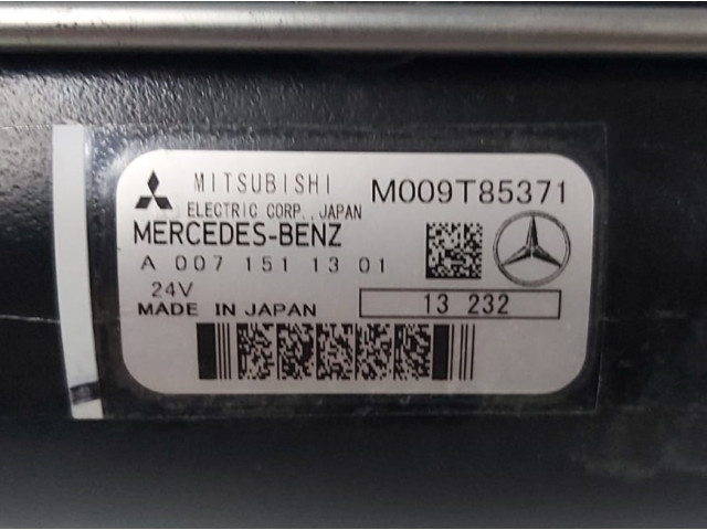 Electromotor Mercedes Benz A0071511301, Mitsubishi M009T85371, 24V, Starter
