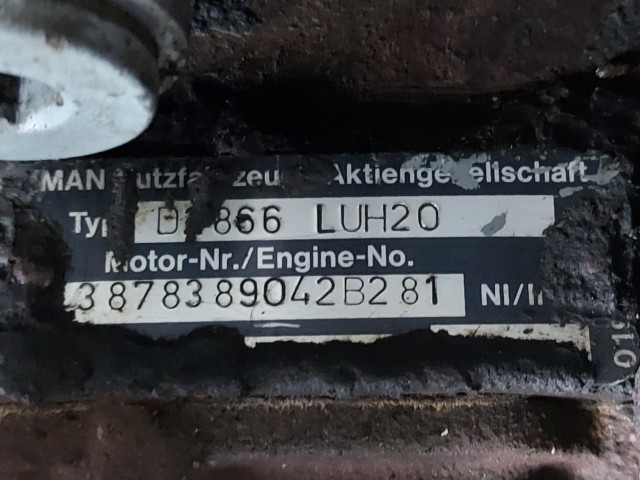 Motor MAN D2866LUH20, Euro 2, 228 KW, 11967 cm3