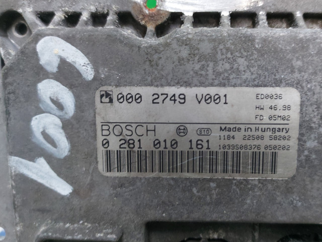 Calculator Motor Bosch 000 2749 V001, Smart ForTwo 2, Euro 4, 30 KW, 0.8 CDI, Engine control unit ( ECU ),  Motor Steuergerät,  Motorvezérlő