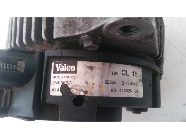 Alternator Valeo 2542500A, Peugeot 306 HDI, Euro 3, 66 KW, 2.0 HDI, Generator, Lichtmaschine, Generátor Alternator Valeo 2542500A, Peugeot 306 HDI, Euro 3, 66 KW, 2.0 HDI, Generator, Lichtmaschine, Generátor
