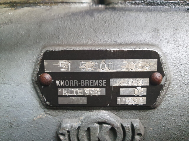 Compresor Aer, Knorr Bremse LK 4939, 51 54100 7069, K001998, Air Compressor, Luftkompressor, Légkompresszor