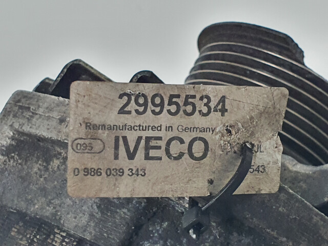Alternator Mic, Iveco 0 986 039 343, 2995534, Iveco Urbanway PS ECD SB2J 2015 Euro 6