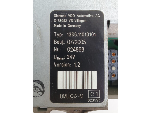 Display Bord, Siemens VDO Version 1.2, D-78952, 1366.11010101, 24V, Euro 4, 228 KW