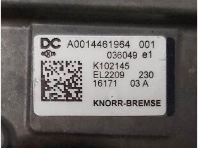 Regulator de aer Knorr Bremse, Supapa uscator aer A0014464364 001, K102145  Air Pressure Regulator, Druckregler