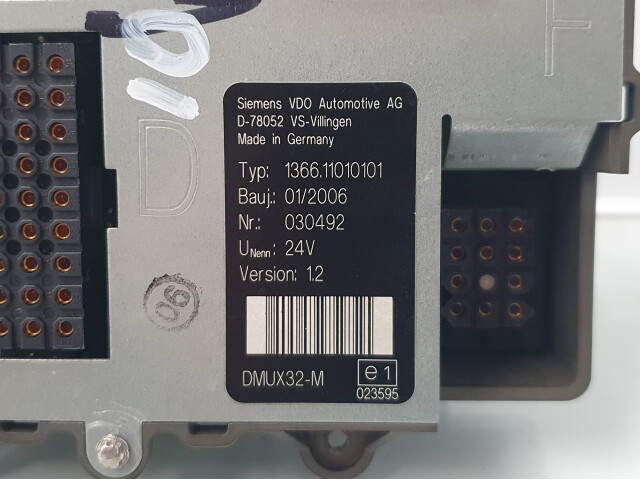 Display Bord, Siemens VDO Automative AG, 1366.11010101, Version 1.2, 136611010101