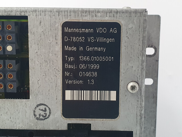 Display Bord, Mannesmann VDO AG, 1366.01005001, Version 1.3, 136601005001