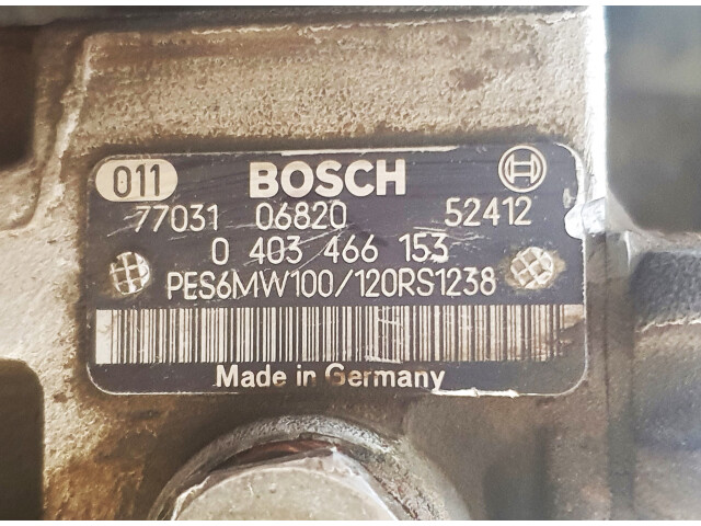 Pompa injectie Bosch 77031 06820 52412, 0 403 466 153, PES6MW100 120RS1238, JCB 456 ZX, Injection pump, Einspritzpumpe, Befecskendező szivattyú