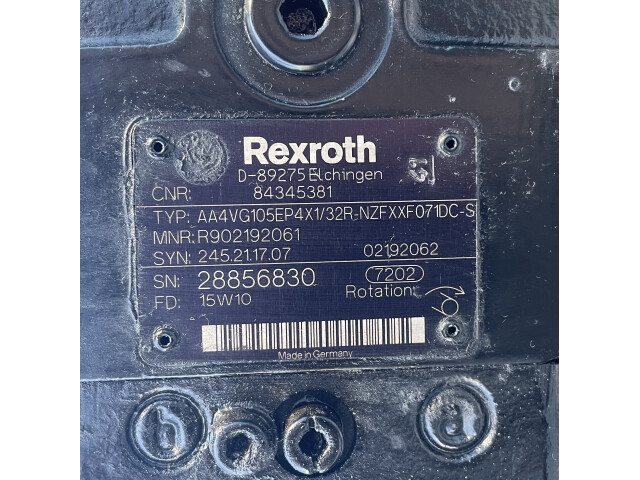 Pompa hidraulica mars, Rexroth AA4VG105EP4X1/32R-NZFXXF071DC-S, R902192061, Case 1650M XLT, Hydraulic Pump