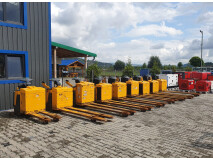 Transpaleta Electrica Jungheinrich ERE 225, 2012-2015, Cu Incarcator, Fabricat In Germania, 2 bucati.