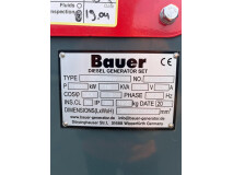 Set Generator de Curent Electric, Diesel, Bauer GFS YHG, 150 kVA / 120 KW, Made in Germany Diesel Power Generator Set,  Diesel Stromgenerator-Set