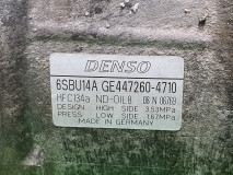 Compresor Clima Denso 6SBU14A GE447260-4710, BMW 520D F10, Euro 5, 135 KW, 2.0 D, Klimakompressor, Climate compressor, Klímakompresszor