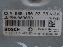 Calculator Motor Bosch A 639 150 22 79, Smart ForFour, Euro 4, 70 KW, 1.5 CDI, Engine control unit ( ECU ),  Motor Steuergerät,  Motorvezérlő
