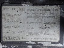 Chiuloasa Paccar PR 228S2  I-10508, Euro 5, 231 KW, 9186 cm3