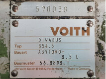 Cutie de viteze automata, Voith, Typ 854.3, Bauart A3VT0R0 8.5L, Baumuster 56.8898.1, Getriebe, Gearbox, Sebességváltó