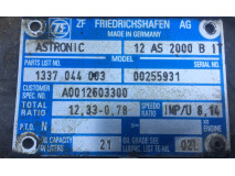 Cutie de viteze semiautomata, ZF Astronic, A0012603300, Setra 317 GT-HD, Getriebe, Gearbox, Sebességváltó