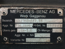 Cutie de viteze manuala, Mercedes Benz GO4/160-6/7,18 l 7,18 - 1,0, O 404, Getriebe, Gearbox, Sebességváltó