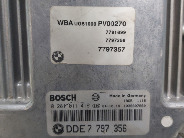 Engine control unit Bosch DDE 7 797 356, Euro 4, 120 KW, 2.0 D