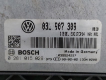Engine control unit Bosch 03L 907 309, Euro 5, 103 KW, 2.0 TDI