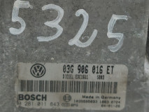 Engine control unit Bosch 03G 906 016 ET, Euro 4, 104 KW, 2.0 TDI