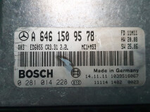 Motor Steuergerät Bosch 0 281 014 288, Mercedes Benz Vito 639, Euro 3, 65 KW, 2.2 CDI, 2003