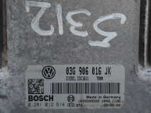 Motor Steuergerät Bosch 03G 906 016 JK, Euro 4, 77 KW, 1.9 TDI