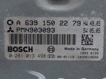 Motor Steuergerät Bosch A 639 150 22 79, Euro 4, 70 KW, 1.5 CDI