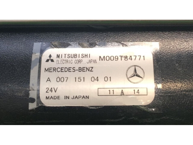 Electromotor Mercedes Benz A0071510401, Mitsubishi M009T84771, 24V, Starter