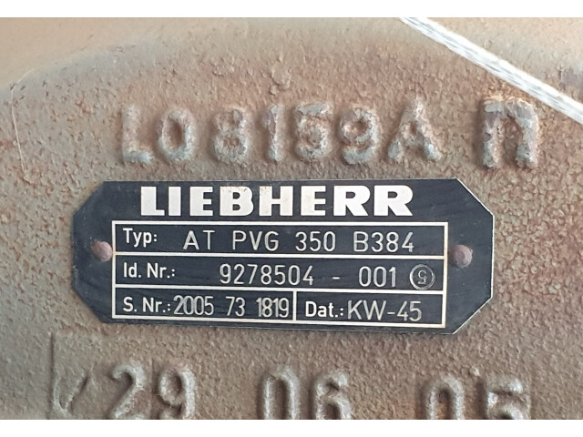 Reductor AT PVG350B384, 9278504 001, Liebherr L 564, Pump Distributor Gearbox