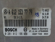 Calculator Motor Bosch A 612 153 77 79, Mercedes Benz C Klasse W 203, Euro 4, 125 KW, 2.7 CDI, Engine control unit ( ECU ),  Motor Steuergerät,  Motorvezérlő